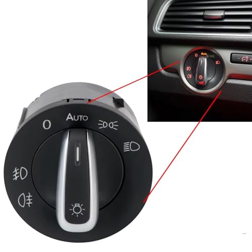 Interruptor de luz 5ND941431B para VW Scirocco y Amarok mando faros automaticos 4