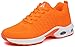 Mishansha Scarpe da Golf Donna Scarpe da Ginnastica Ragazze Sportive Running Casual Air Sneakers Femmina Leggere Arancione 42