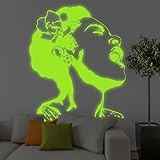 Photo Gallery decords adesivo da parete con scritta ""glow in dark life is beautiful banksy street art – luce notturna che canta al neon, adesivo donna 144 x 165 cm Photo Gallery decords adesivo da parete con scritta ""glow in dark life is beautiful banksy street art – luce notturna che canta al neon, adesivo donna 144 x 165 cm