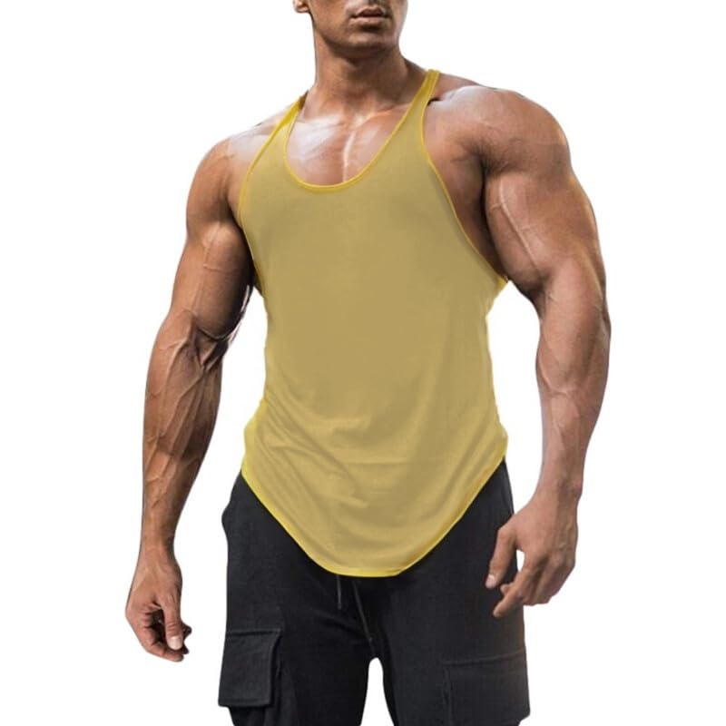 T-shirt kaki homme Haloumoning anti-déformation taille 2L grand confort