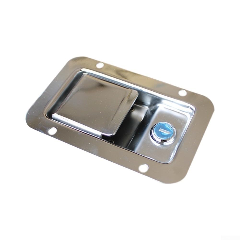 Loquet à point unique en acier pour fixation de panneaux de remorques et camions