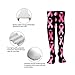 Meaudiwes Sport Baseball Compression Socks, Fashion Dress Decor Socks, Soft Travel Knee High Stockings, Gift Socks Breast Cancer Awareness Ribbons Pink