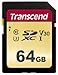 Price comparison product image Transcend 64GB SDXC 500S Memory Card UHS- I, C10, U3, V30, 4K, Full HD, MLC, Up to 95/50 MB/s (Ideal for DSLR cameras and advanced camcorders) TS64GSDC500S