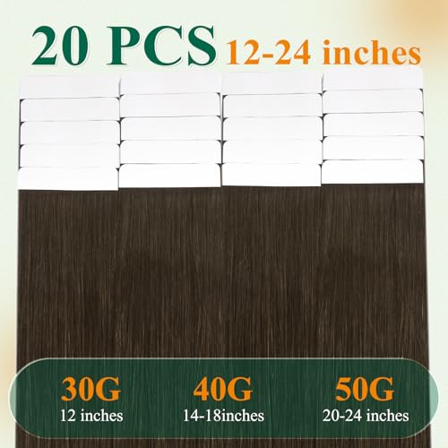 Extension cheveux naturel adhesif invisible de qualité supérieure pour volume durable - 3
