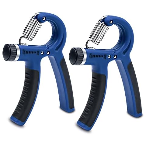 APOGO Handtrainer Unterarmtrainer - 2er Set Hand Trainingsgerät Fingertrainer, Fingerhantel Handgreif Trainer Handmuskeltrainer, Unterarm Trainer Hand Hanteln Einstellbarer Widerstandsbereich Cover
