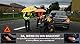 Quick Safety® Notfallschirm Sicherheit Regenschirm für Motorrad- und Autofahrer mit Reflektierende Streifen. ACHTUNG! Nicht für Kinder unter 12 Jahren geeignet. Dragon orange