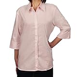  Jobeline Service, Gastro Damen-Bluse Fiore rose kurzarm / halbarm, Deutsche Größe:48
