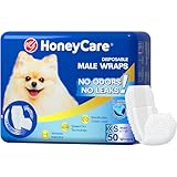 HONEY CARE All-Absorb A27 Male Dog Wrap, 50 Count, Extra Small