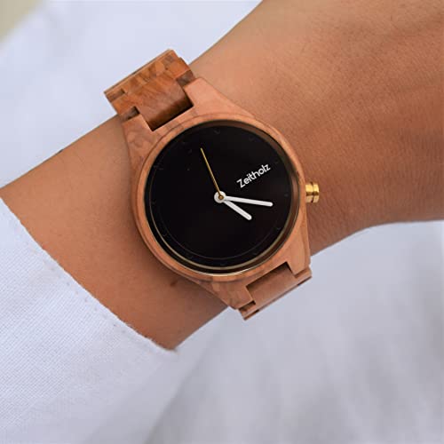 Holzuhren von Zeitholz für Damen – Armbanduhr mit Holzband