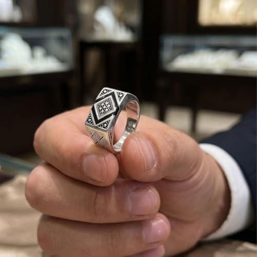 Image of Parasmoni gens silver ring