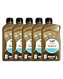 TotalEnergies Olio Motore Special 20W-60, API SG/CD, per Motori Benzina e Diesel, 5 Litri: 5 bottiglie da 1L