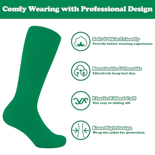 Image of Sarfel Toddler Soccer Socks Kids Soccer Socks Youth Soccer Socks Kids Baseball Socks Girls Softball Socks Boys Football Socks