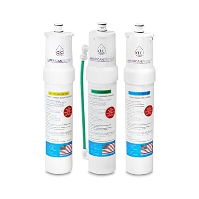 AFC-WF3M-400-M, Compatible with Kleenwater® KWPSQC-5 Water Factory SQC3 Reverse Osmosis replacement Kit -Made in U.S.A. - 3 Pack