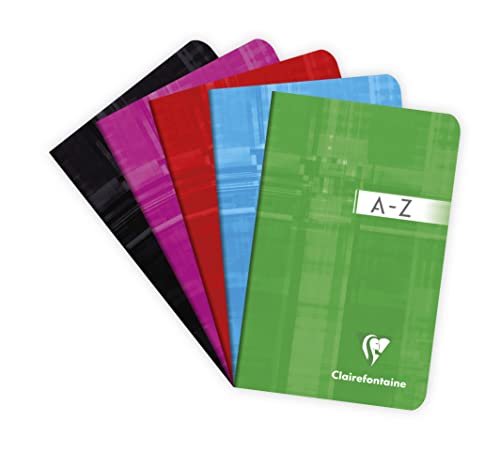 Clairefontaine 3599C skorowidz alfabetyczny zszywany 9x14 cm 90 g 96 stron