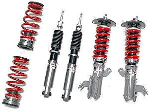 Godspeed MRS1432-A Godspeed MRS14320-A MonoRS Coilover Suspension Lowering Kit, 32 Damping Adjustment, Ride Height Adjustable, compatible with Toyota Camry SE/XSE (XV70) 2018-21