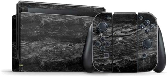 Skinit Decal Gaming Skin Compatible with Nintendo Switch Bundle - Checkered Marble Design