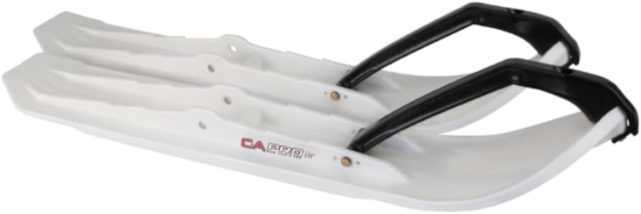 C&A Pro White MTX Snowmobile Skis w/ 7.5" Shaper Bars Complete Kit Arctic Cat 2009 and ALL 2010-11