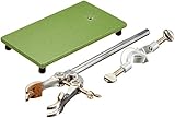 laborstativ kaufen hochwertige Materialien Stativset klein 180x100mm mit Muffe und Klemme