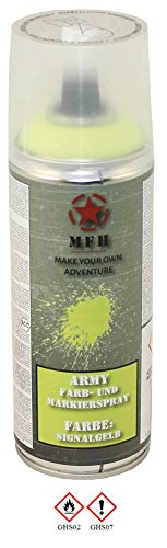 MFH Farbspray Lackspray Army, matt, 400 ml (Signalgelb)