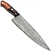 8791 niestandardowy ręcznie wykonany nóż ze stali damasceńskiej gwarantowana jakość nóż szefa kuchni damasceńskiej - nóż kuchenny