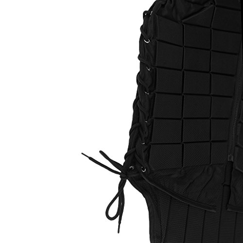 Almencla Criança Negra Masculina Feminina Colete Protetor Corporal Equestre - Mulheres M