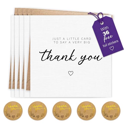 Cartes de remerciement dorées pour dire un grand merci à vos proches