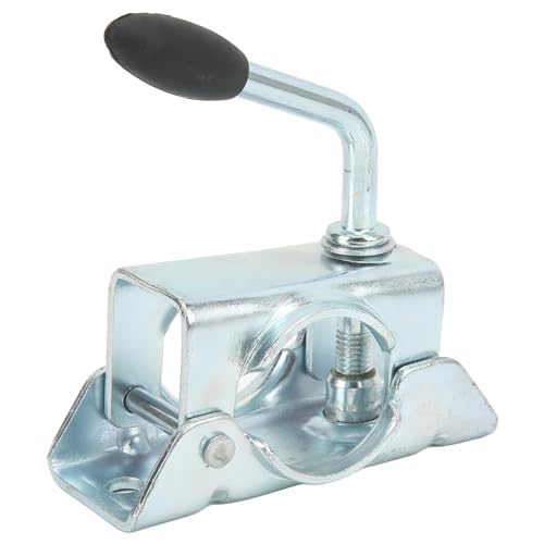 Yosoo Health Gear 48mm Trailer Wheel Split Clamp, Heavy Duty Cast Clamp for 48 Mm Wheels and Prop Stands