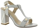  Laura Biagiotti Damen Sondra Peeptoe Sandalen, Grau (Lt Grey 19), 39 EU
