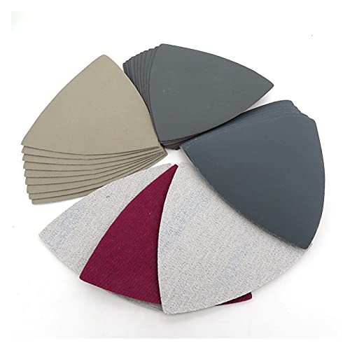 Polierschlafpapier Kit. 100 stücke Dreieck strömen Schleifscheibe Sandpapier 90 * 90 * 90mm 1500-2500 Schleifscheibe Polierwerkzeug (Grit : 2000) Cover