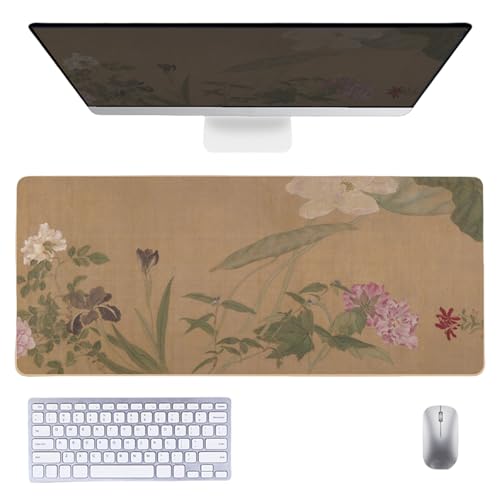 DYAIHL Tapete de Ratón Gaming Profesional XXL con Motivos Japoneses Tradicionales o Totalmente Personalizable Superficie Texturizada para Control Óptimo y Base de Goma Gruesa