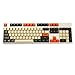 YMDK Carbon 61 87 104 Top Print Keyset Thick PBT OEM Profile Keycaps for MX Mechanical Keyboard (104)