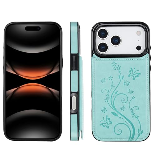 Étui rabat iPhone 13 Mini housse cuir portefeuille anti-choc motif arbre