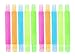 Zayin Mini Pop Tubes Fidget Sensoriali Giocattoli Luminosi Pop Tube Multi-Color Stretch Pipe Educational Bambini Giocattolo Interessante Elastico Sensoriale Strumenti Per Stress(Luminoso 10 Pezzi)