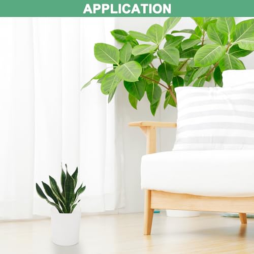 M METERXITY 8-Pack Plastic Plant Pots - Image 4
