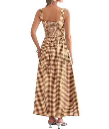 Robe longue d'été légère sans manches style décontracté - 4