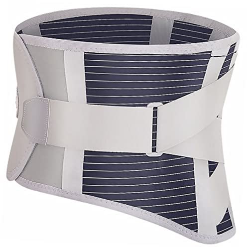 FRCOLOR Waist Support Work Belts Sweat Waist Trainer Back Belt Back Support Belt Safe Heating Brace Laundry Scent Booster Beads Waist Belt for Men Belt Charcoal Fibre Grey