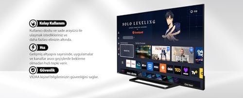 Toshiba VIDAA 65UV3463DT 65" 164 Ekran 4K Ultra HD Smart TV - Görsel 6