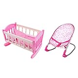 B Blesiya Juego de Silla de Bebé + Mini Cuna para Bebé Rea