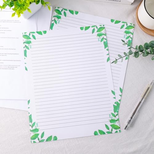 HEYPLACE Papel pautado com 100 folhas, papel pautado de 21,6 cm x 28 cm, papel pautado largo para tr