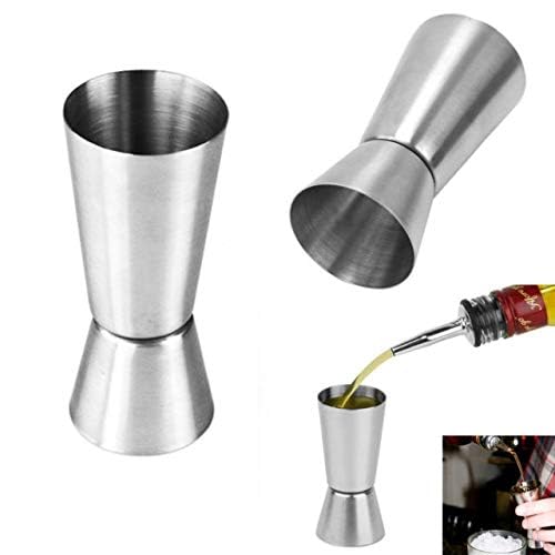 Image of Birdbrid Peg Measure with Pourer, Stainless Steel 30ml Liquor Peg Measurer with Bottle Pour Spout, Bar Tool for Spirits, Whiskey, Vodka, Alcohol, Leak-Proof, Easy Pouring (Jigger Pourer)