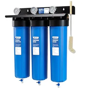 HQUA WF3-01 3-Stage Whole House Water Filtration System