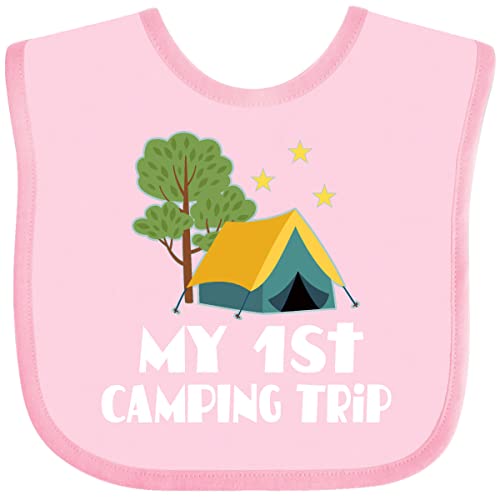 inktastic My 1st Camping Trip Baby Bib