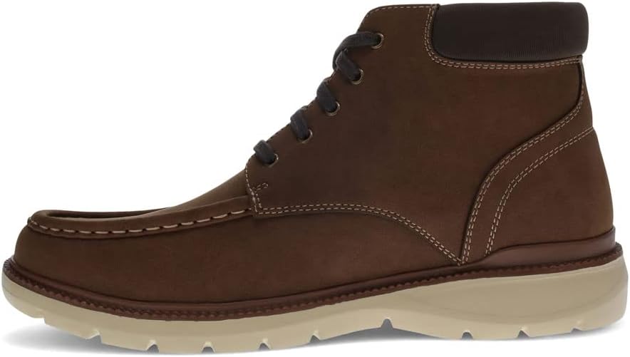Dockers Footwear Men's Rowan Ankle Boot, Dark Tan, 10.5