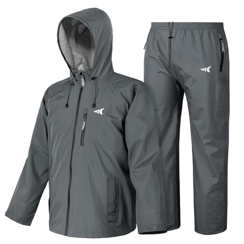 KastKing HydroSense Essential Waterproof Rain Suit for Men and Women, Lightweight, Durable Outdoor Gear for Fishing, Hiking