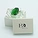 H&D HYALINE & DORA Small Crystal Frog Figurine Collection Paperweight Table Centerpiece Ornament(Green)