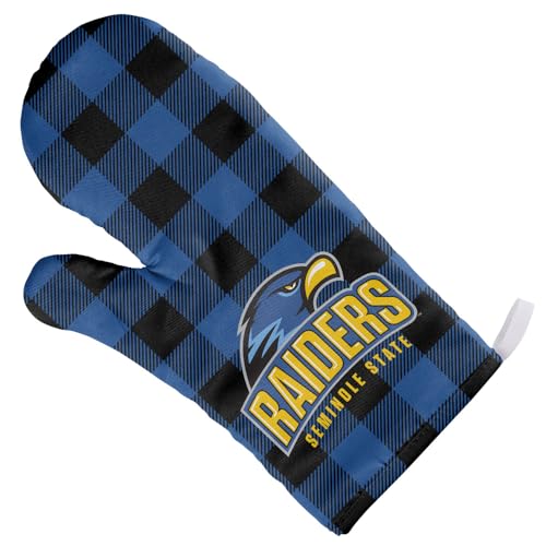 Seminole State College Buffalo Check Oven Mitt Kitchen and BBQ