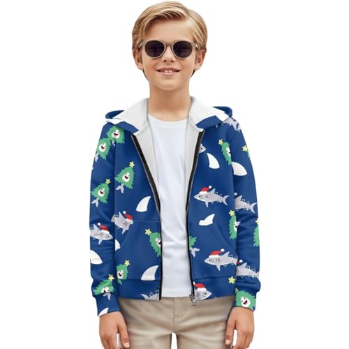 Sweat à capuche zippé enfants en molleton premium durable - 5