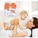 HahaGo Baby Stoffwindel waschbar wiederverwendbare Windeln All-in-One-Taschenwindel für die meisten Babys und Kleinkinder (4PCS, Orange Fox Muster)