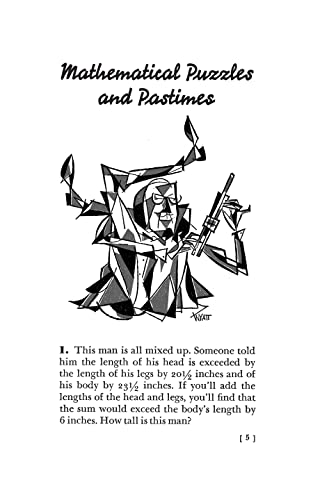 Mathematical Puzzles and Pastimes: 113 Puzzles! - Image 3