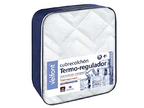 Neue thermoregulierende Matratzenauflage aus Outlast-Baumwolle von Velfont (Bett 080). Neues Modell mit effizienterem Netzgewebe.